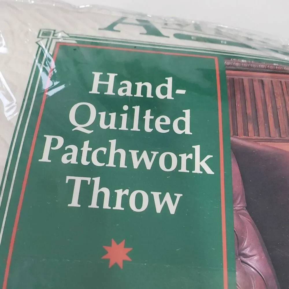 Hand Quilted Patchwork Throw, 
